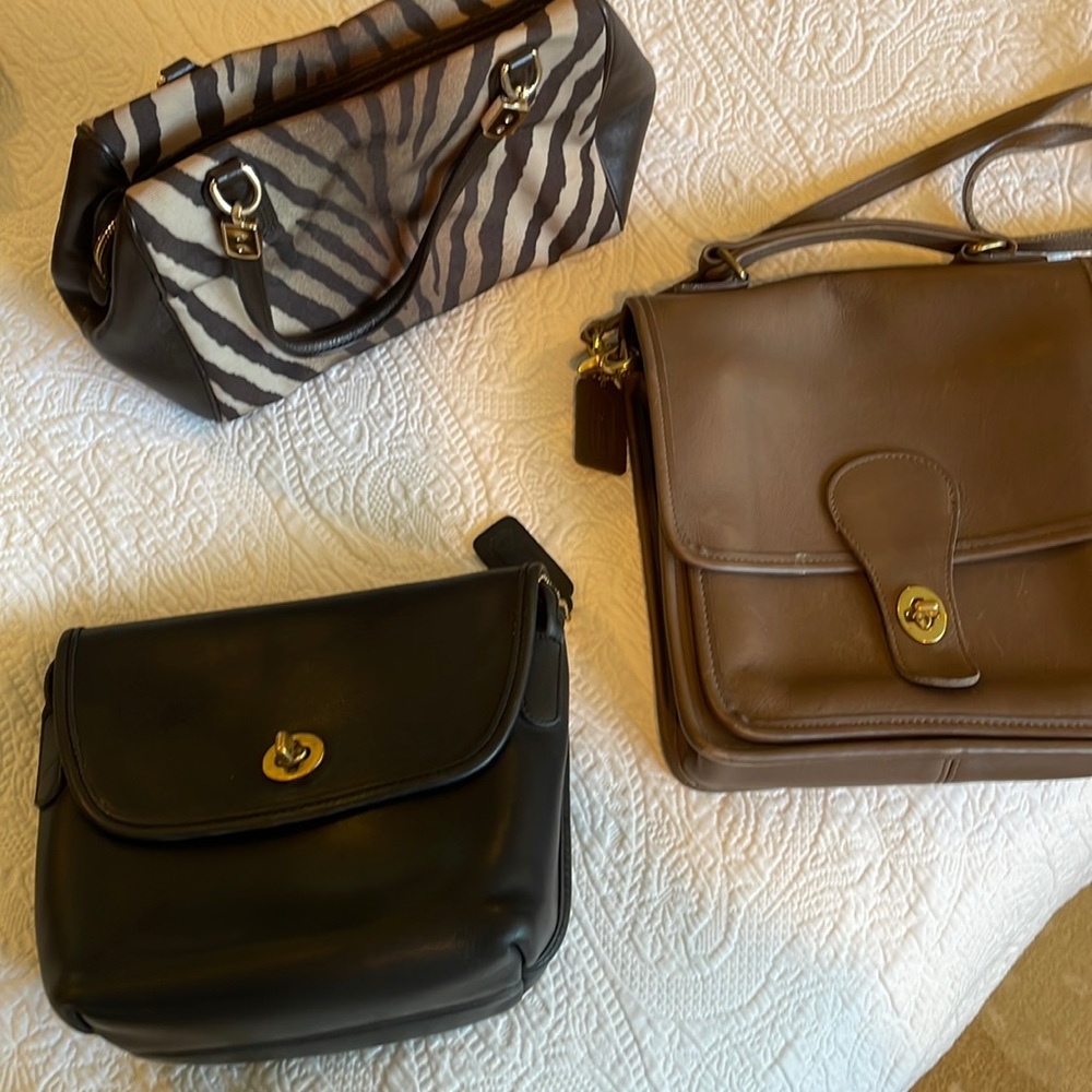 Three Coach purses!